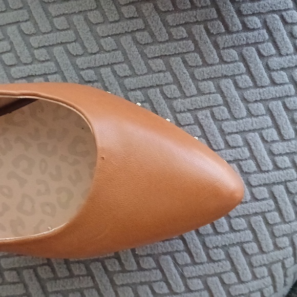 Betsey Johnson Catelynn brown leather platform pumps 9.5 Corset heels - Picture 11 of 15